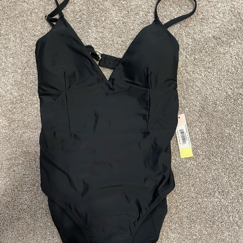 Black One-Piece Swimsuit